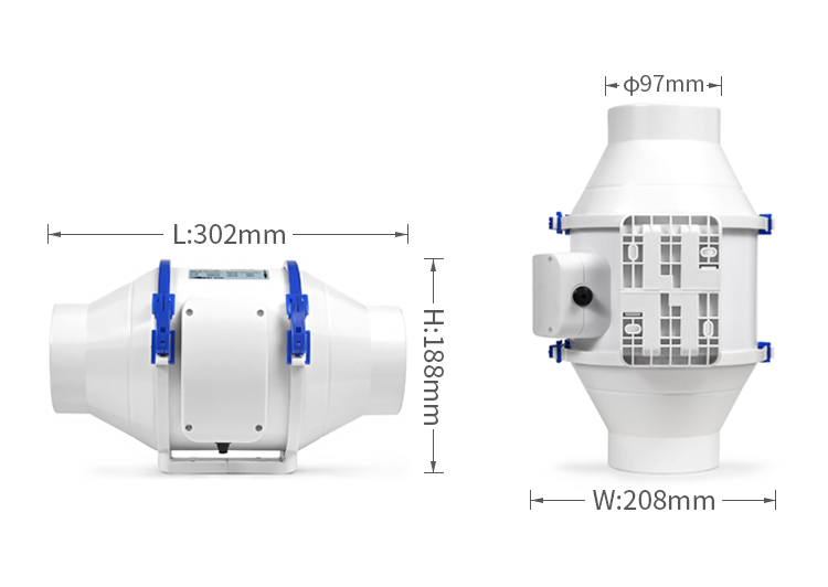 GF-100P Dimensions